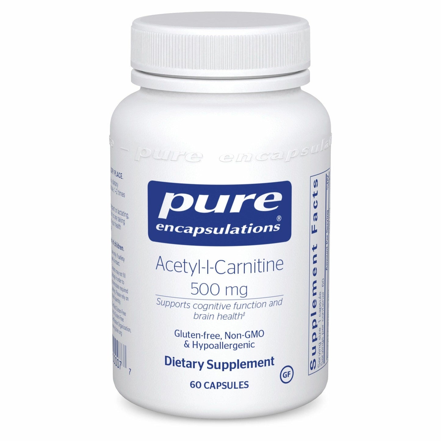 Acetyl-l-Carnitine 500 mg 60's